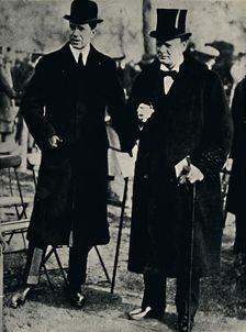 In Hyde Park With The Crown Prince of Sweden 1917, (1945). Creator: Unknown