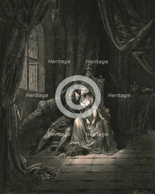 'In its leaves that day we read no more', c1890.  Creator: Gustave Doré.