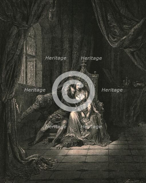 'In its leaves that day we read no more', c1890.  Creator: Gustave Doré.