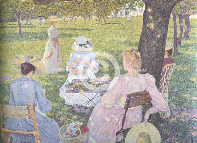 In July - before noon or The orchard, 1890.