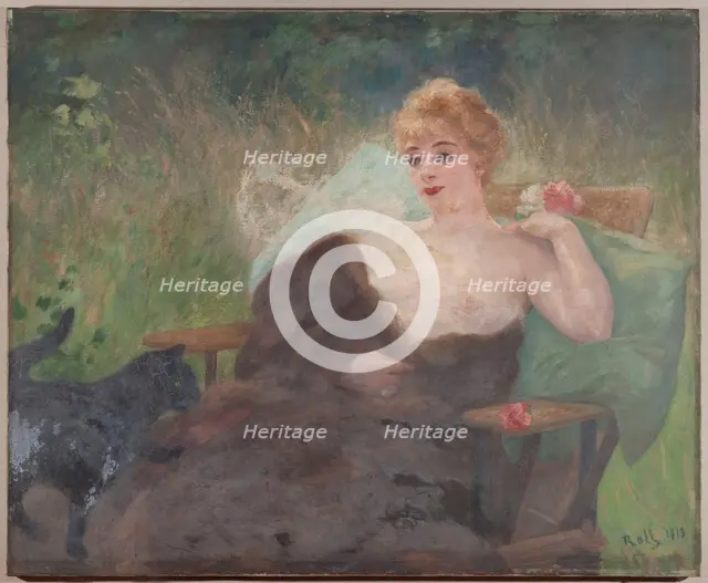 In June, Amelie Dieterle, 1913. Creator: Alfred Philippe Roll.