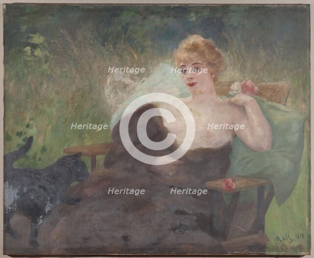 In June, Amelie Dieterle, 1913. Creator: Alfred Philippe Roll.