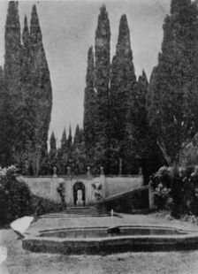 In old world gardens, an exhibition of photographs by Frances Benjamin Johnston..., 1926. Creator: Frances Benjamin Johnston