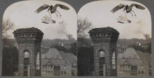 In Olden Times, if Folks Were Good, the Stork Would Bring a Baby Sweet and Fair, 1907. Creator: Keystone View Company