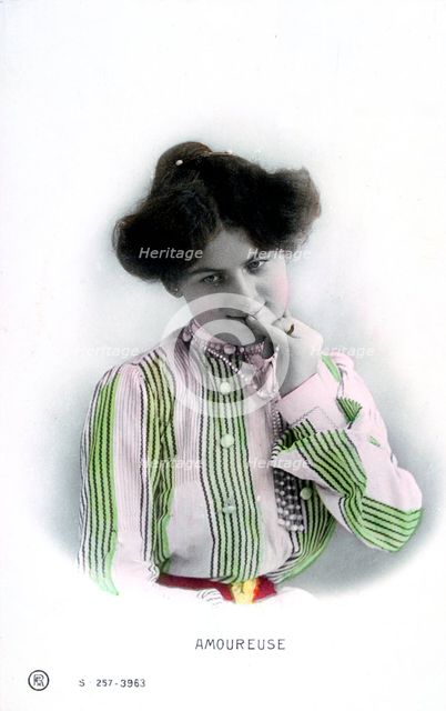 'In Love', French Postcard, c1900. Artist: Unknown