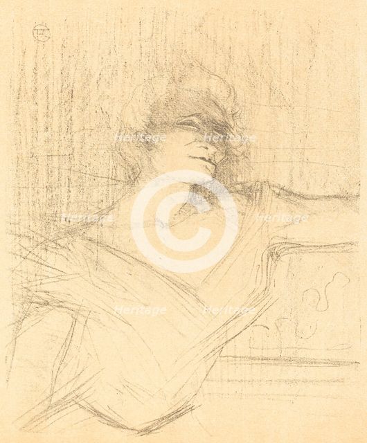 In "La glu" (Dans "La glu"), 1898. Creator: Henri de Toulouse-Lautrec.