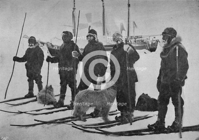 'In Line for the Photographer', 1894, (1897). Artist: Unknown.