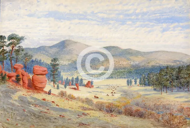 In Monument Park, Colorado, 1874. Creator: Walter Paris.
