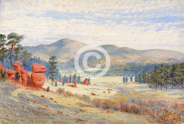 In Monument Park, Colorado, 1874. Creator: Walter Paris.