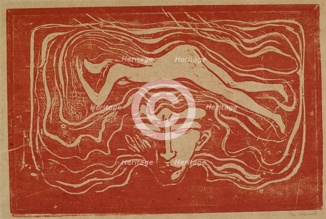 In man's brain. Artist: Munch, Edvard (1863-1944)