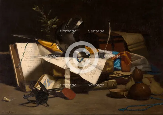 In Memory of Philips of Marnix, Lord of Sint-Aldegonde, 1885. Creator: Hippolyte-Pierre Delanoy.