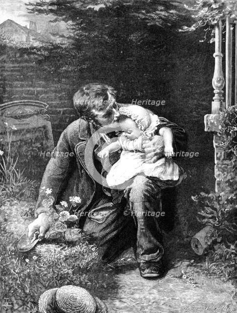 In Memory, from the picture by A. Stocks, in the Royal Academy Exhibition, 1883. Creator: Unknown.