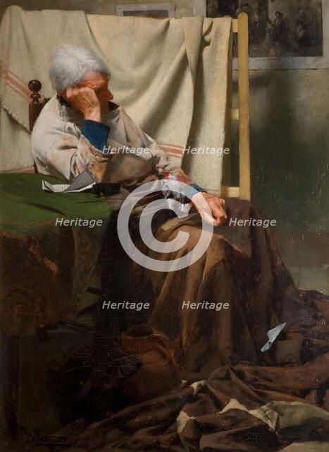 In Memoriam, 1883. Creator: Walter Langley.