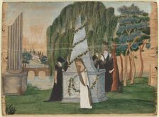 In Memoriam - Column at Left, 19th century. Creator: Unknown