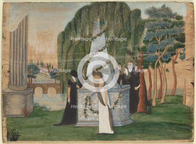 In Memoriam - Column at Left, 19th century. Creator: Unknown.