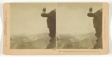 In Midair 3000 feet from anywhere, Yosemite, Cal., 1894. Creator: BW Kilburn