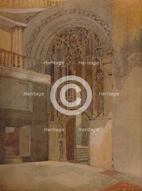 'In Norwich Cathedral', 1923. Artist: John Sell Cotman.