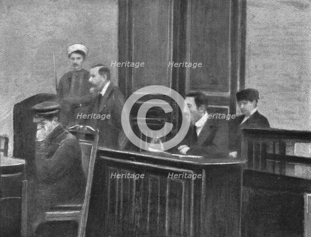 In Soviet Russia; In the dock, Countess Panina, Minister of Public Instruction..., 1917. Creator: Unknown.
