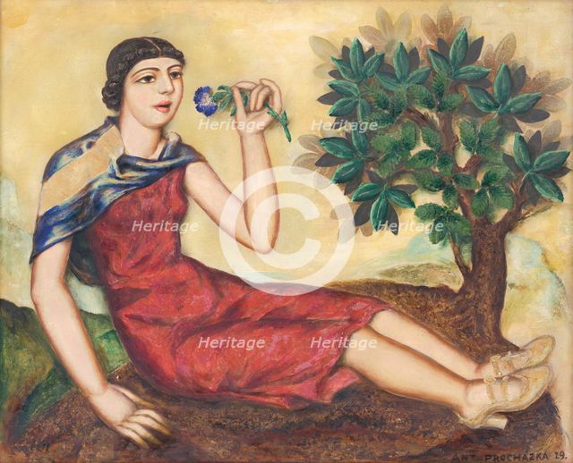 In Spring, 1929. Creator: Antonín Procházka.