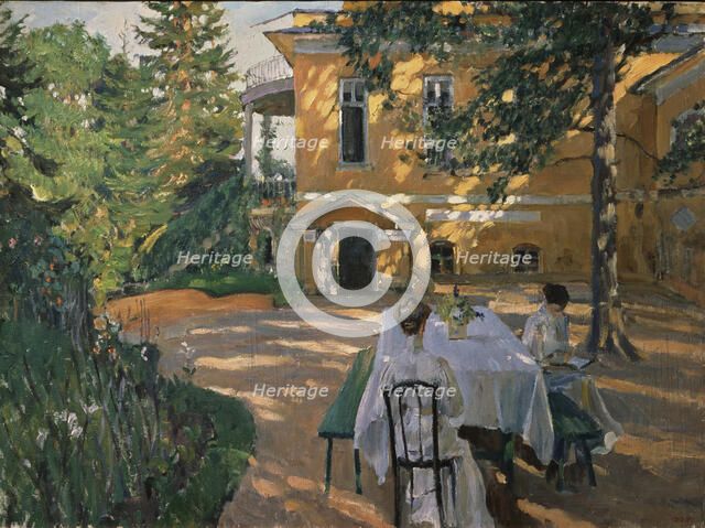In summer, 1909. Artist: Vinogradov, Sergei Arsenyevich (1869-1938)
