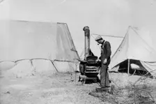 In Superior Camp - Mine strike, Pennsylvania, between c1910 and c1915. Creator: Bain News Service