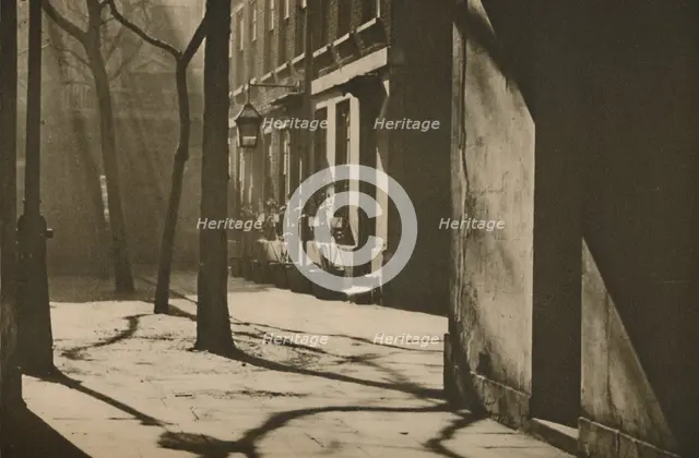 'In Wardrobe Court, Built on the Site of a Royal Museum', c1935. Creator: Unknown.