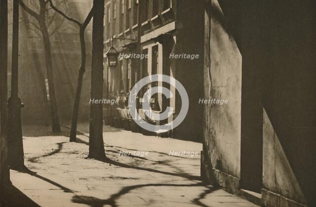 'In Wardrobe Court, Built on the Site of a Royal Museum', c1935. Creator: Unknown.