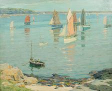 In with the Tide, Concarneau, 1929-30. Creator: Terrick Williams