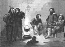 In Winter Quarters in the Arctic Sea; A day's sport in the Polar Sea 1875. Creator: Unknown