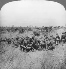 In touch with Von Vorbeck's column East Africa, World War I, c1914-c1918. Artist: Realistic Travels Publishers