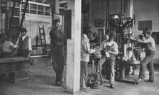 In the machine-shop, 1904. Creator: Frances Benjamin Johnston