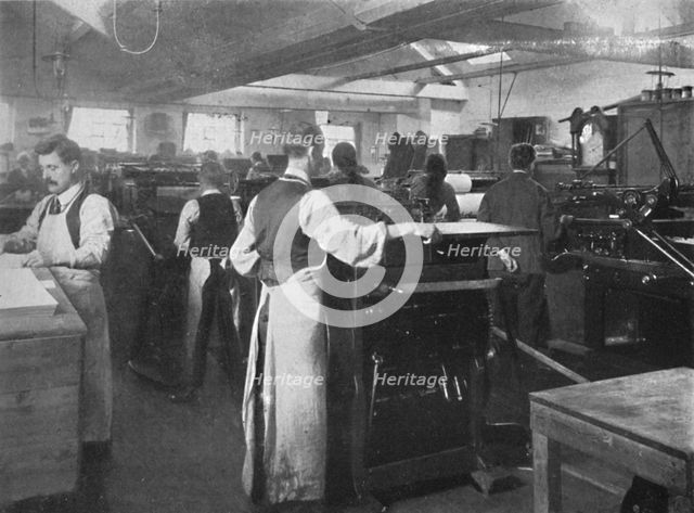 'In the Machine Room', 1916. Artist: Unknown.
