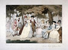 In the Mall, St James's Park Westminster, London, 1788. Artist: Anon