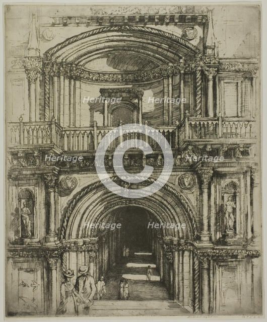 In the Marble City, 1909. Creator: Donald Shaw MacLaughlan.