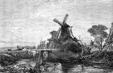 "In the Marshes - Morning" - painted by G. A. Williams - from the Exhibition of the National Institu Creator: Unknown