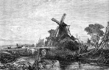 "In the Marshes - Morning" - painted by G. A. Williams - from the Exhibition of the National Institu Creator: Unknown