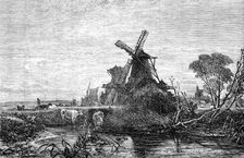 "In the Marshes - Morning" - painted by G. A. Williams - from the Exhibition of the National Institu Creator: Unknown