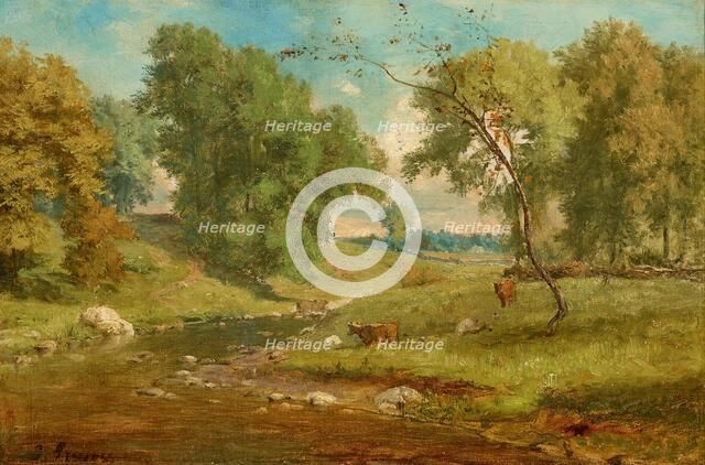 In the Meadow, 1825-1894. Creator: George Inness.