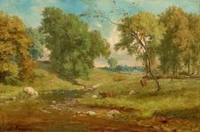 In the Meadow, 1825-1894. Creator: George Inness