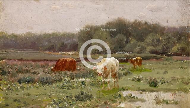 In the Meadow, about 1891. Creator: Henry Rankin Poore.