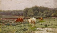 In the Meadow, about 1891. Creator: Henry Rankin Poore