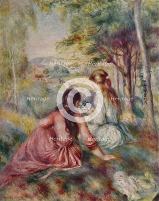 'In the Meadow', c1888. Artist: Pierre-Auguste Renoir.