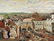 In the Moscow Kremlin, end of 19th - early 20th century. Creator: Vasnetsov, Appolinari Mikhaylovich (1856-1933)