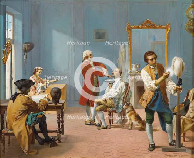 In the morning (La toilette), 1861. Artist: Maillot, Théodore-Nicolas-Pierre (1826-1888)