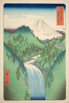 In the Mountains of Izu Province (Izu no sanchu), from the series "Thirty-six Views of Mount...,1858 Creator: Ando Hiroshige