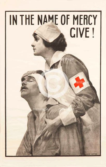 In the Name of Mercy Give!, 1917. Creator: Herter; Albert (1871-1950).