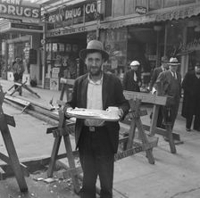 In the neighborhood where the Salvation Army operates, Salvation Army, San Francisco, CA , 1939. Creator: Dorothea Lange