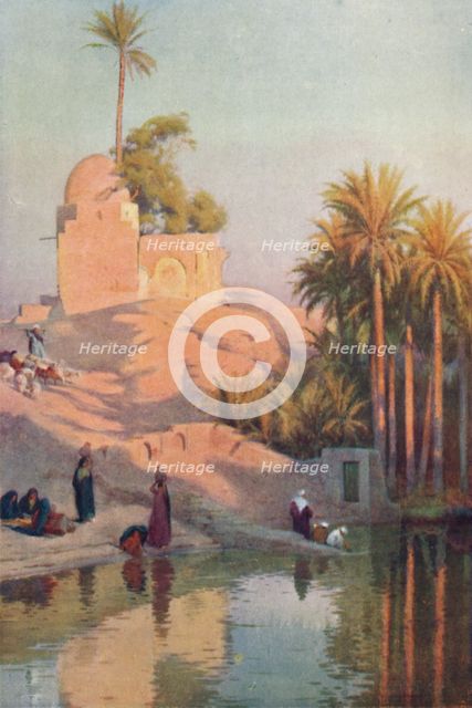 'In the Oasis of Fayum', c1880, (1904). Artist: Robert George Talbot Kelly.