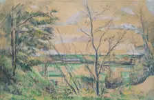 In the Oise Valley, 1878-80. Creator: Paul Cezanne