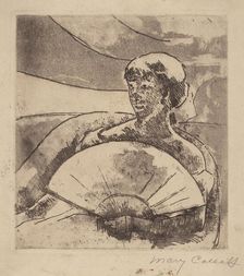 In the Opera Box (No. 3), c. 1880. Creator: Mary Cassatt